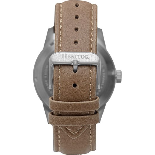 Zegarek automatyczny "Jonas" w kolorze srebrno-brązowym Heritor onesize promocja Limango Polska