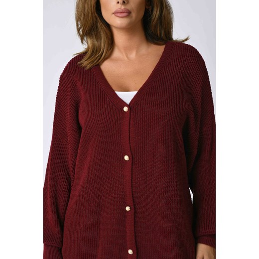 Sweter damski Plus Size Company z dekoltem v 