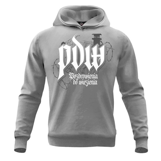 Bluza PDW szara z kapturem Public Enemy XL exploret.pl