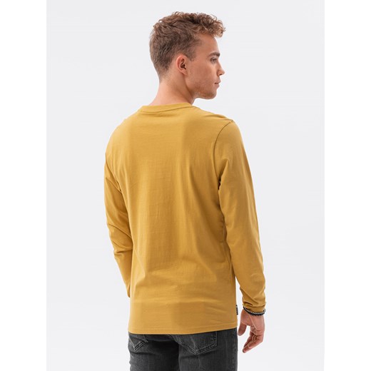 Ombre t-shirt męski z długim rękawem