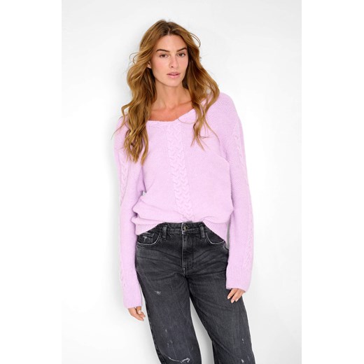 Sweter z warkoczowym splotem M orsay.com
