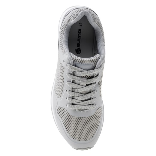 Białe buty sportowe damskie Iguana sneakersy na płaskiej podeszwie z gumy