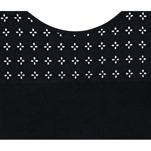 Koszulka damska z krótkimi rękawami z haftem Tchibo Tchibo S 36/38 Tchibo.pl