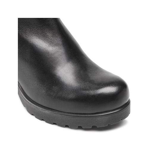 Kozaki damskie Lasocki czarne na obcasie eleganckie
