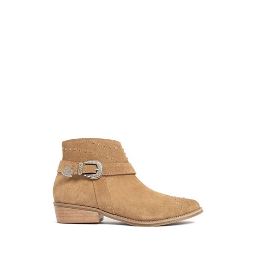 Botki L37 casual welurowe