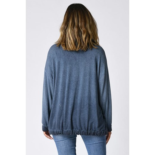 Sweter damski Plus Size Company z dekoltem w literę v