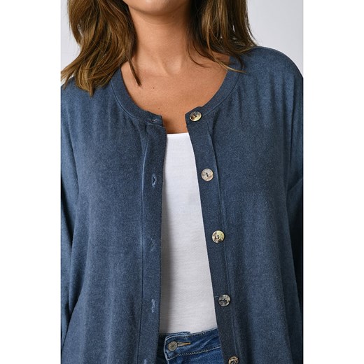 Sweter damski Plus Size Company z dekoltem w literę v