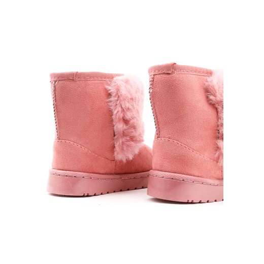 Śniegowce mukluki ocieplone różowe Sesto Yourshoes 26 okazyjna cena YourShoes
