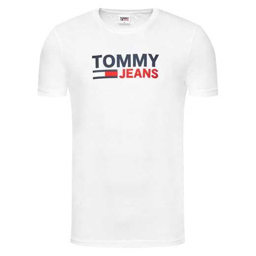 T-shirt męski Tommy Hilfiger biały z nadrukiem (S) Tommy Hilfiger XL wyprzedaż Laumast