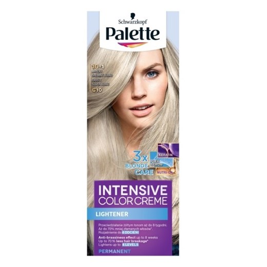 PALETTE Intensive Color Creme farba C10 Mroźny Srebrny Blond Palette  okazyjna cena SuperPharm.pl