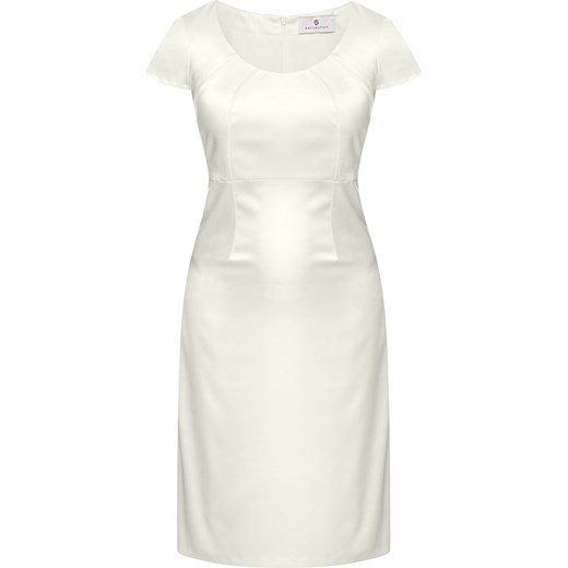 Ciążowa sukienka w kolorze kremowym ze sklepu Limango Polska w kategorii Sukienki ciążowe - zdjęcie 125320859