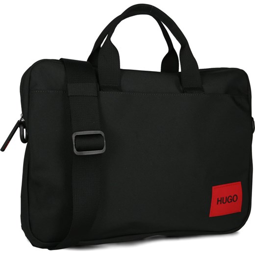 Czarna torba na laptopa Hugo Boss 