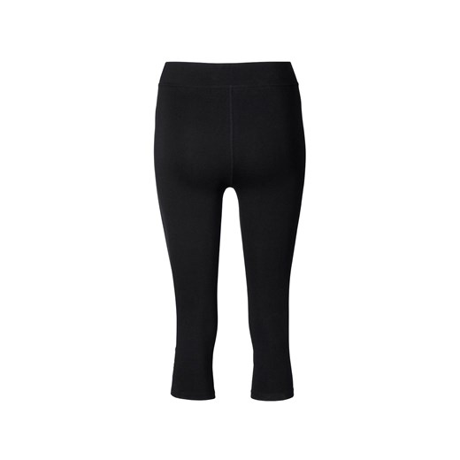 Czarne legginsy do jogi o długości 3/4 z bawełną Tchibo Tchibo XL 48/50 wyprzedaż Tchibo.pl