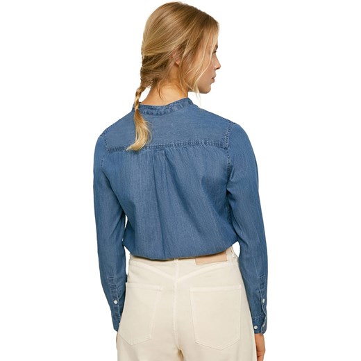 Bluzka dżinsowa - Regular fit - w kolorze niebieskim Polo Club L wyprzedaż Limango Polska