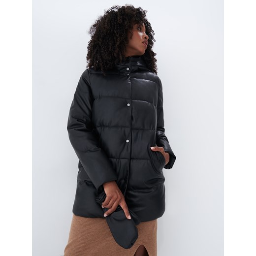 Mohito - Kurtka puffer z rękawiczkami w zestawie Eco Aware - Czarny Mohito 42 Mohito