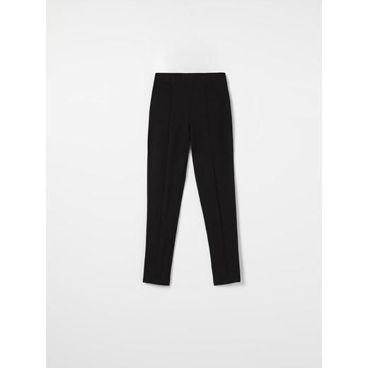 Mohito - Legginsy z przeszyciami - Czarny Mohito M Mohito