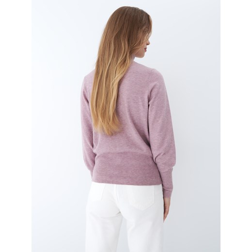 Mohito - Sweter z golfem Eco Aware - Fioletowy Mohito S Mohito