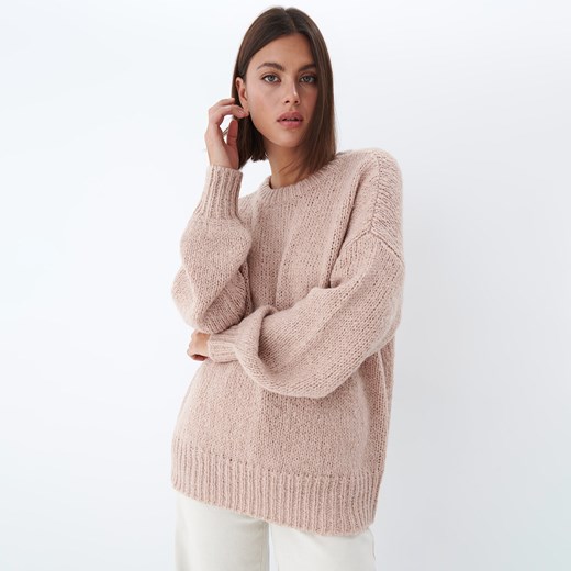 Sweter damski Mohito casual z wełny