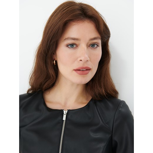 Mohito - Sukienka z imitacji skóry - Czarny Mohito 32 Mohito