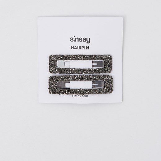 Sinsay - Spinki do włosów - Czarny Sinsay Jeden rozmiar promocja Sinsay