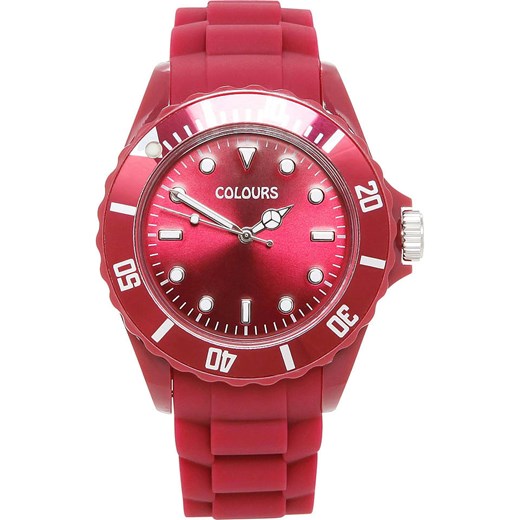 Zegarek kwarcowy w kolorze czerownym Colours onesize promocyjna cena Limango Polska