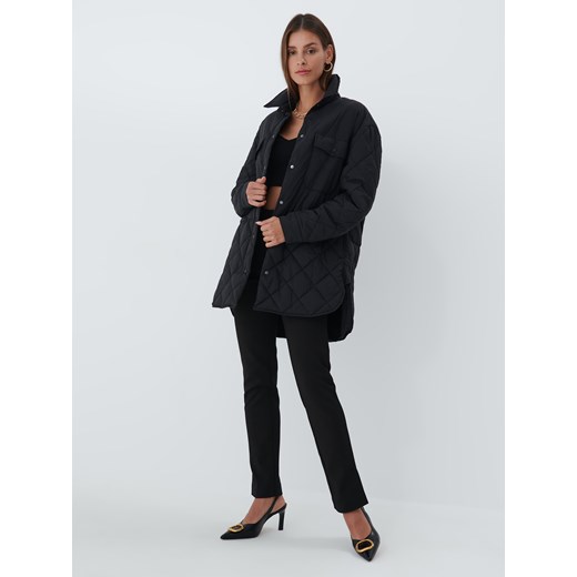 Mohito - Pikowana kurtka oversize - Czarny Mohito 34 Mohito