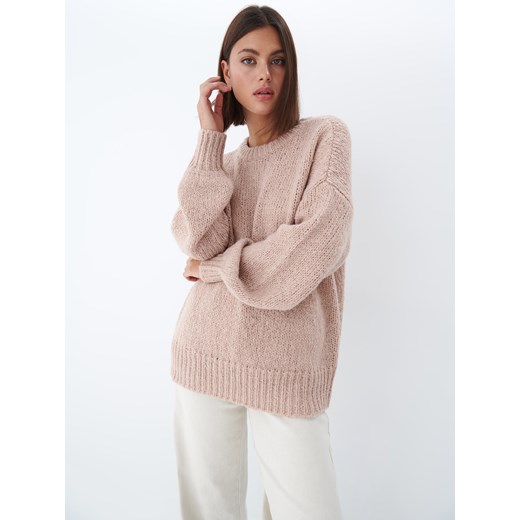Mohito sweter damski z okrągłym dekoltem casual