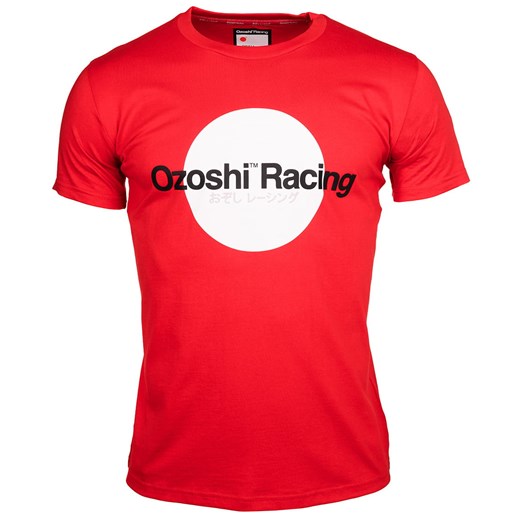 Koszulka męska Ozoshi Yoshito czerwona O20TSRACE005 Ozoshi L Desportivo