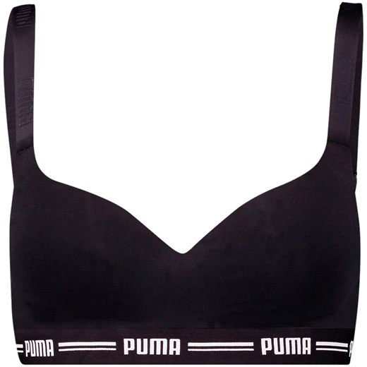 Stanik sportowy damski Puma Padded Top 1P Hang czarny 907863 04 Puma M Desportivo