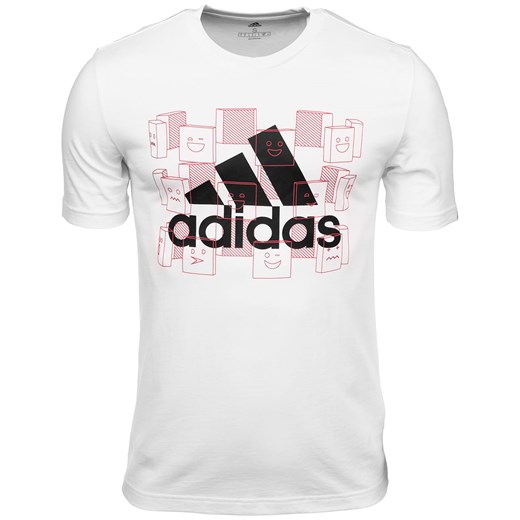 Koszulka męska adidas Esports Logo Gr biała GS6230 XL Desportivo