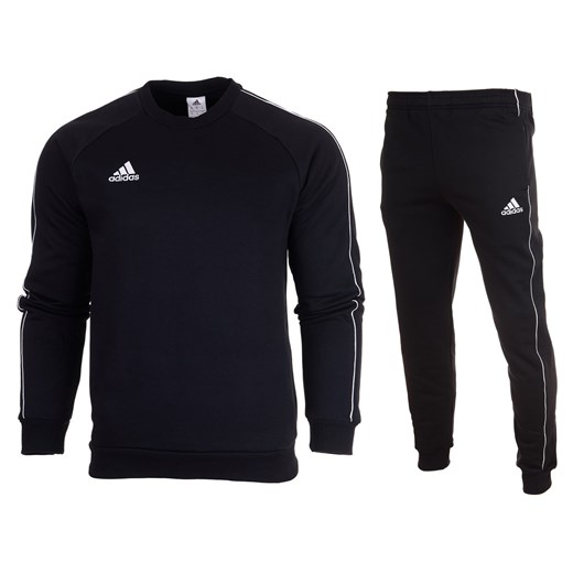 Dres kompletny Adidas meski spodnie bluza Core 18 CE9064 / CE9074 L Desportivo