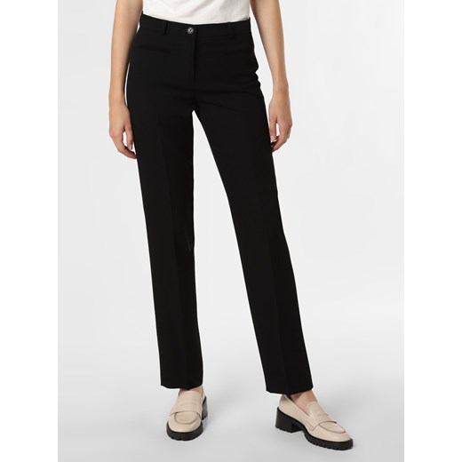 TONI Spodnie Kobiety Sztuczne włókno czarny jednolity ze sklepu vangraaf w kategorii Jeansy damskie - zdjęcie 125538686