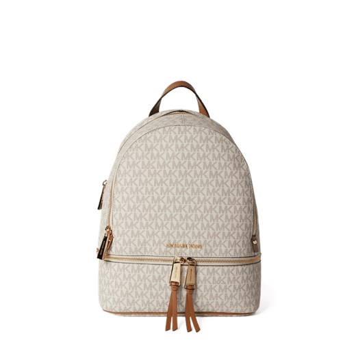 Plecak skórzany ze wzorem z logo Michael Michael Kors One Size Peek&Cloppenburg 