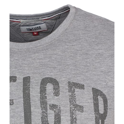 T-shirt męski Tommy Hilfiger szary z krótkim rękawem 