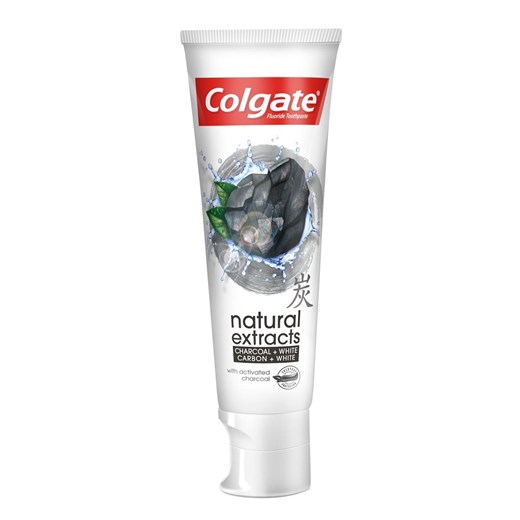 Colgate Natural Extracts Charcoal + White - pasta do zębów 75ml Colgate 75 ml wyprzedaż SuperPharm.pl