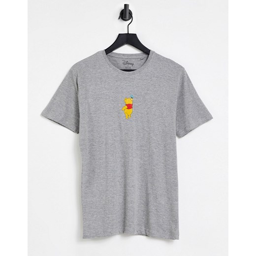Szary T-shirt z Kubusiem Puchatkiem Merch Cmt Ltd S okazyjna cena Asos Poland