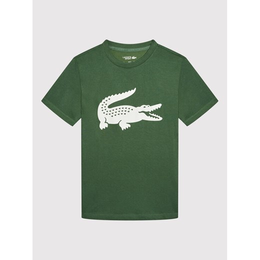 T-Shirt TJ2910 Zielony Regular Fit Lacoste 10Y MODIVO