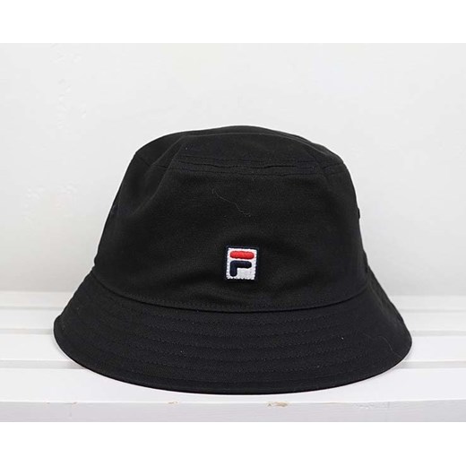 Bucket Hat with F-box Fila Black Fila uniwersalny 4elementy