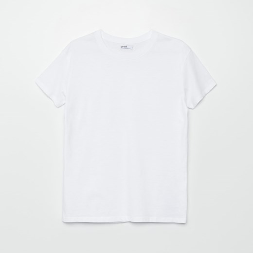 Cropp - Gładka koszulka - Biały Cropp M okazja Cropp