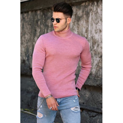 Różowy sweter męski IVET 