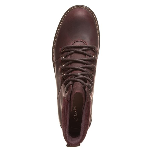 Skórzane botki "Orinoco Demi" w kolorze bordowym Clarks 37 okazja Limango Polska
