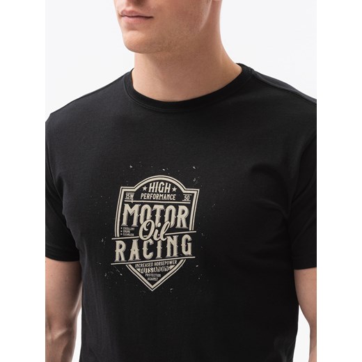 T-shirt męski Ombre młodzieżowy z krótkim rękawem 