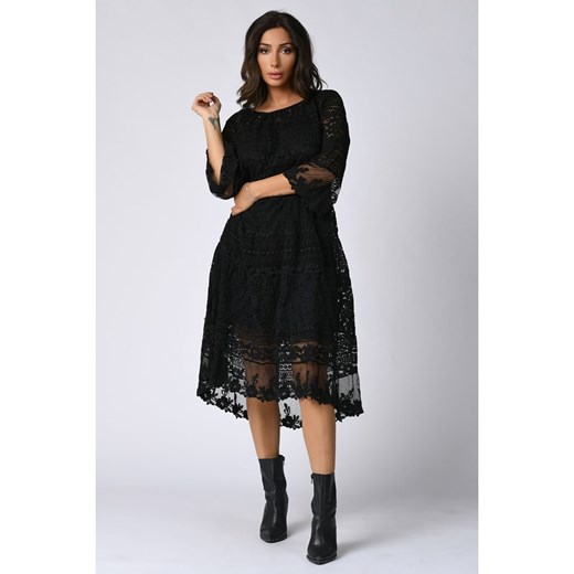 Sukienka "Moira" w kolorze czarnym Plus Size Company 48/50 Limango Polska okazja