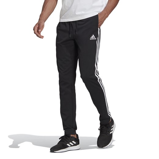 adidas Essentials Single Jersey Tapered Open Hem 3-Stripes > GK8995 XXL wyprzedaż Fabryka OUTLET