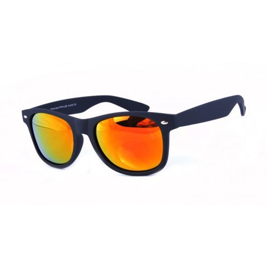 Okulary Nerdy z Polaryzacją lustrzane PLS-865-C2-4 stylion-pl pomaranczowy cień do powiek