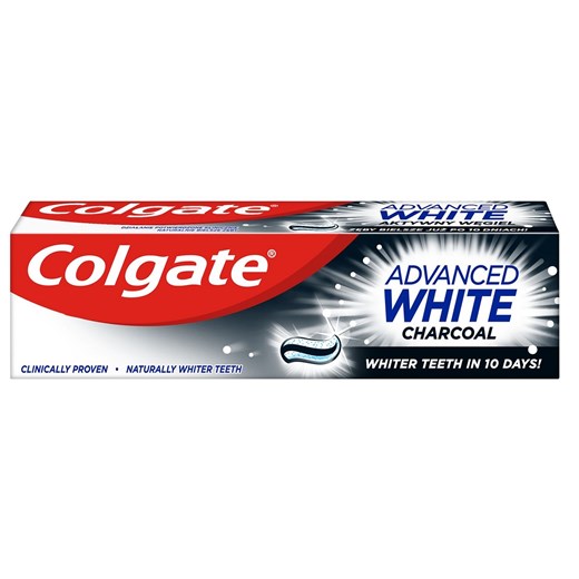 Colgate Advanced White Charcoal Pasta do zębów 100ml Colgate 100 ml okazja SuperPharm.pl