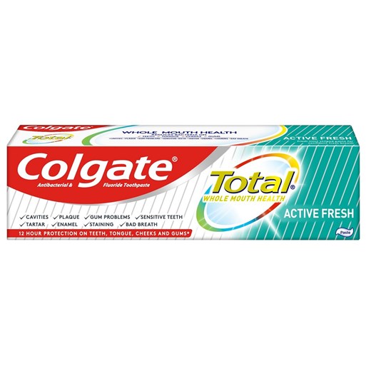 Colgate Total Aktywna Świeżość Pasta do zębów 75ml Colgate 75 ml wyprzedaż SuperPharm.pl