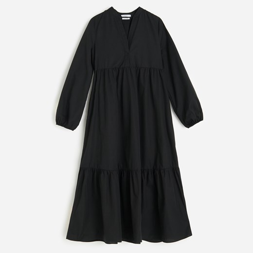 Reserved - Bawełniana sukienka - Czarny Reserved L wyprzedaż Reserved