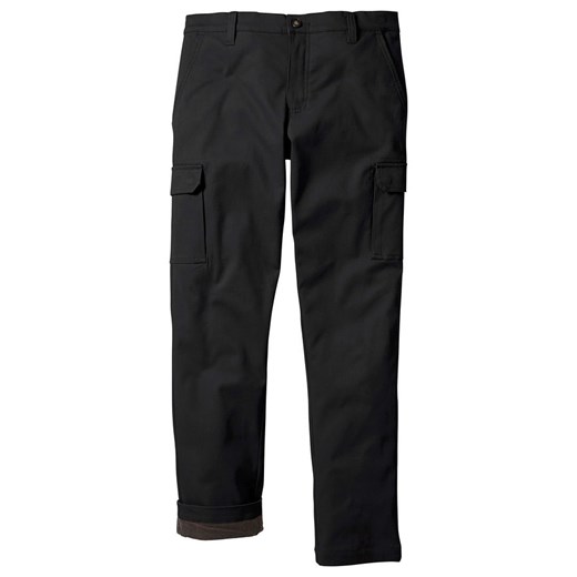 Spodnie bojówki ocieplane Regular Fit Straight | bonprix 60 bonprix