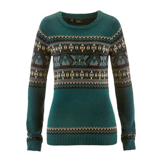 Sweter z okrągłym dekoltem | bonprix 48/50 bonprix
